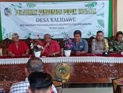 Pemdes Kalidawe Menggelar Pelatihan Pembuatan Pupuk Organik, Camat Pucanglaban Berikan Dorongan Semangat Untuk Peserta Pelatihan