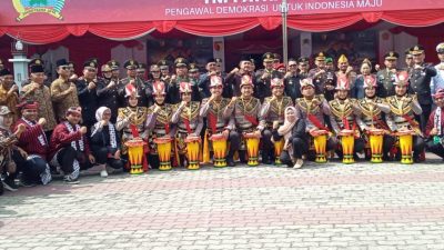 Dalam Rangka HUT ke-78 Kodim 0807 Tulungagung Menggelar Upacara di Halaman Pemkab Tulungagung