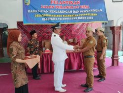 Pemdes Sumberbendo Menggelar Pengambilan Sumpah Janji dan Pelantikan Perangkat