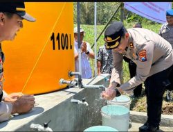 Polres Tulungagung Serahkan Bantuan Sumur Bor Untuk Masyarakat Kecamatan Pucanglaban