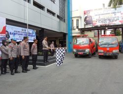 Polres Tulungagung Salurkan Bantuan Air Bersih ke Tiga Kecamatan