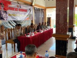 Program Jumat Curhat Polres Tulungagung di Desa Wates Sampaikan Pesan Pemilu Damai