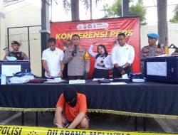 Polres Tulungagung Menggelar Konferensi Pers Terkait Tindak Pidana Penipuan dan Penggelapan Pemberangkatan Umroh
