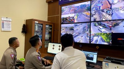 Cegah Penumpukan Kendaraan di Traffic Light, Satlantas Polres Tulungagung dan Dishub Survei Durasi Traffic Light