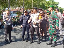 Polres Tulungagung Mengadakan Apel Gelar Pasukan Dalam Rangka Pengamanan Ops Lilin Semeru 2023