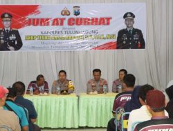 AKBP Arsya Sampaikan Pesan Kamtibmas Saat Gelar Jum’at Curhat, Masayakat Mudik Nataru Bisa Menitipkan Kendaraannya di Kantor Polisi