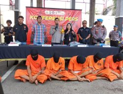 Polres Tulungagung Menggelar Konferensi Pers Terkait Tidak Pidana Penganiayaan, Perampasan Barang, Kekerasan dan Pencabulan Terhadap Anak Dibawah Umur