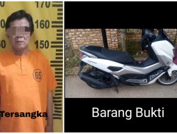 Unit Reskrim Polsek Tulungagung Kota Berhasil Tangkap Pelaku Penggelapan Motor Dengan Modus Alasan Meminjam