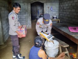 Polri Peduli, Polres Tulungagung Berikan Bantuan Untuk Warga Korban Puting Beliung