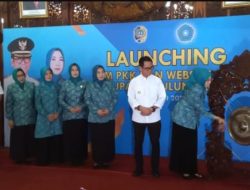 Pj Bupati Tulungagung Launching SIM PKK dan Website TP PKK di Pendopo Kongas Arum Kusumaning Bongso