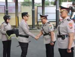 Kapolres Tulungagung Pimpin Sertijab, Kabag SDM, Kabag Ops dan Lima Kapolsek