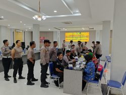 Ratusan Personel Polres Tulungagung Ikuti Vaksinasi Hepatitis B
