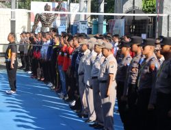 Polres Tulungagung Menggelar Pertandingan Bola Volly Dalam Rangka HUT Bhayangkara Ke-78