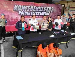 Polres Tulungagung Ungkap Kasus Pencurian Roda 4 Jenis Pick Up di Desa Pagerwojo