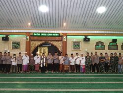 Usai Pimpin Patroli Skala Besar, Kapolres Tulungagung Safari Subuh di Wilayah Kecamatan Ngantru