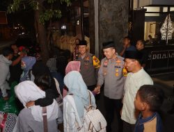 Kapolres dan Wakil Bupati Tulungagung Menyambut Kedatangan Peserta “Mudik Seru Bareng NU”